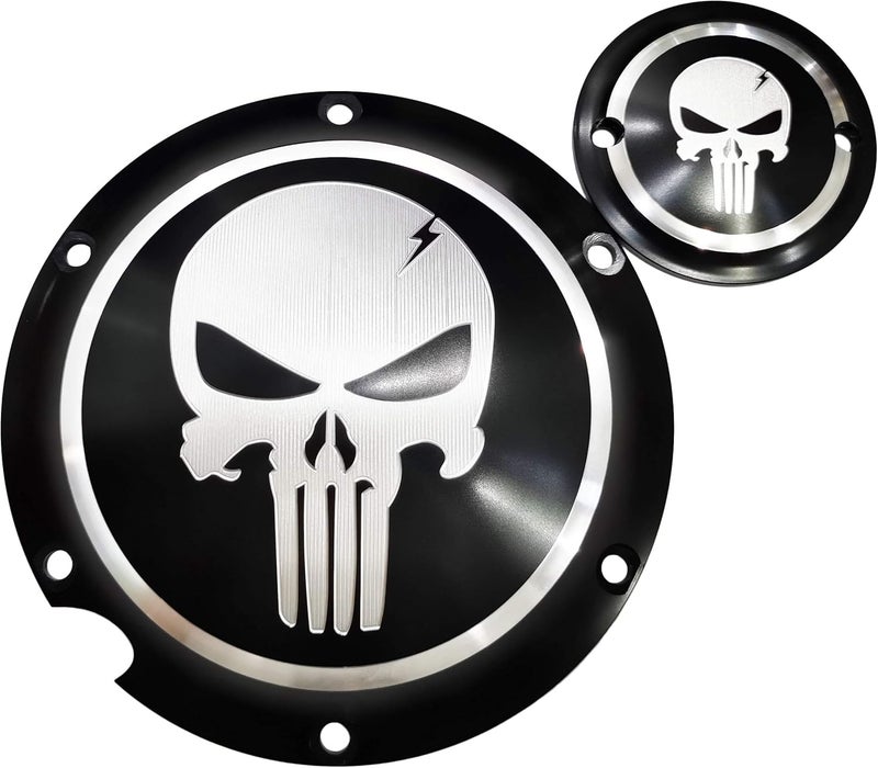 Yarmile Motorcycle Derby Cover Aluminum Derby Cover Engine Timing Timer Cover Compatible with for Harley Davidson Sportster Iron XL883 1200 Forty Eight Seventy Two 48 72 Nightster Roadster 2004-2019 (Black) - Image 3